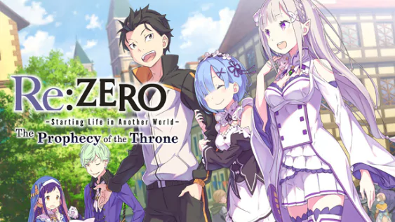 re zero - rekomendasi anime genre isekai