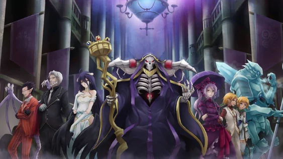 overlord -  rekomendasi anime genre isekai